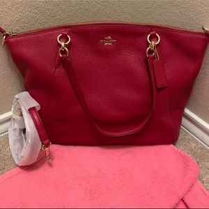 Coach Ava Tote in Red